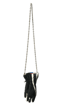 Blue and Black Long Chain Handbag-phlegm-APOC STORE