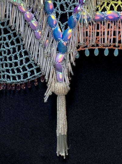 Fringed Beaded Crochet Top-Lou de Bètoly-APOC STORE