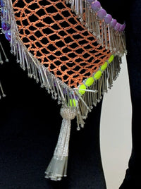 Fringed Beaded Crochet Top-Lou de Bètoly-APOC STORE