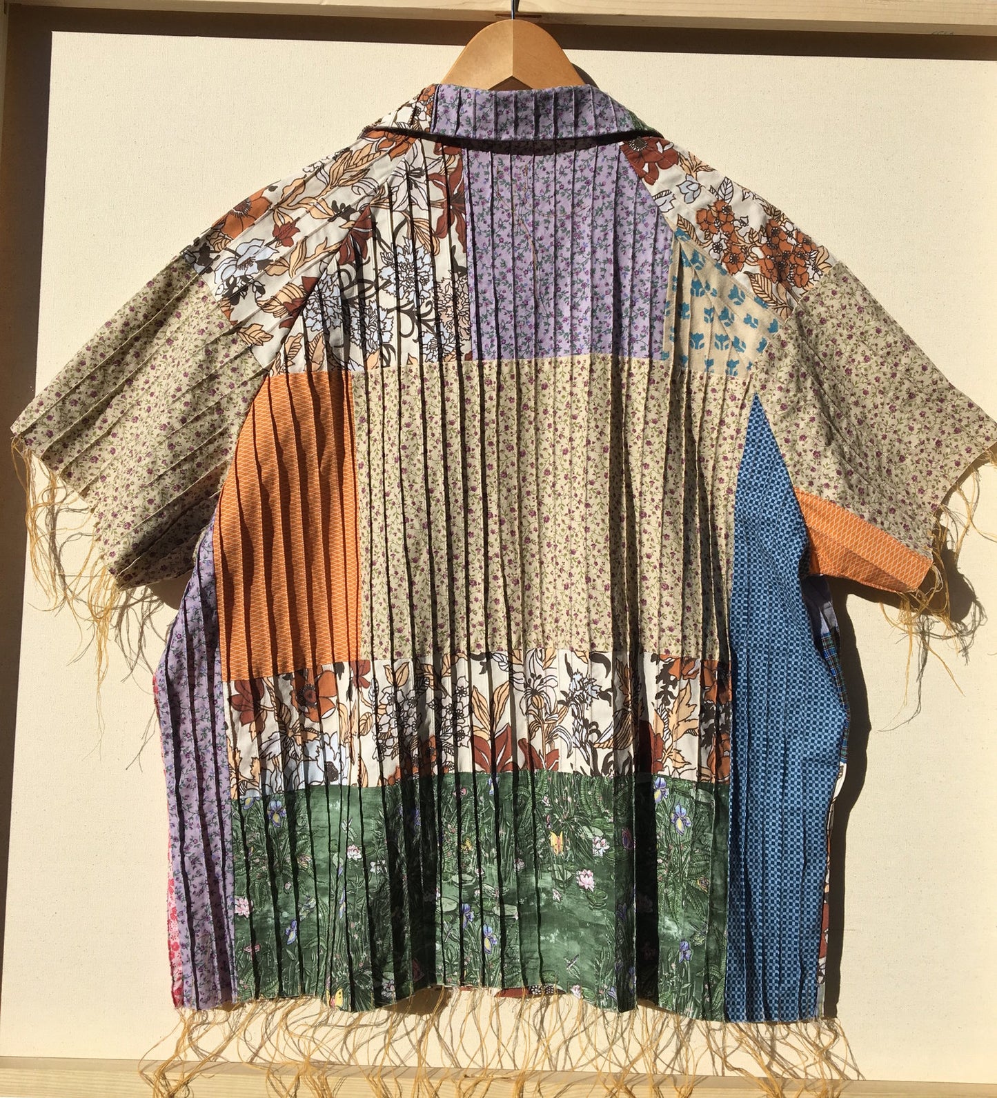 Patchwork Raglan Shirt-Jetpack Hom(m)e-APOC STORE