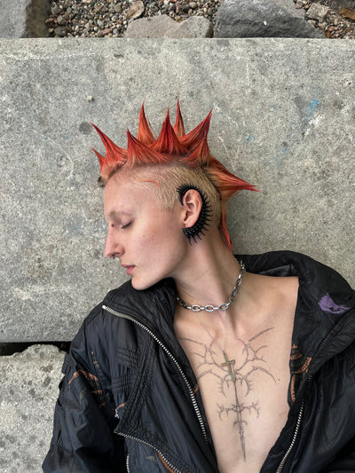 Black Spine Ear Columns-Agoston Balazs-APOC STORE