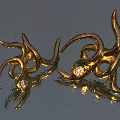 Gold Arachne Earring-Rosie Grace Ward-APOC STORE