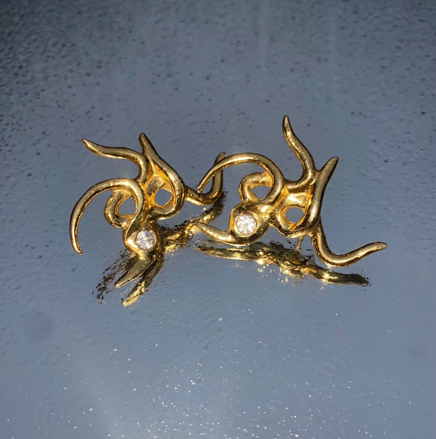 Gold Arachne Earring-Rosie Grace Ward-APOC STORE