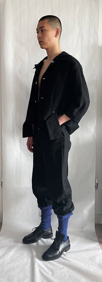 Framed Sock Blue-SHEK LEUNG-APOC STORE