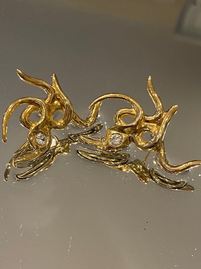 Gold Arachne Earring-Rosie Grace Ward-APOC STORE