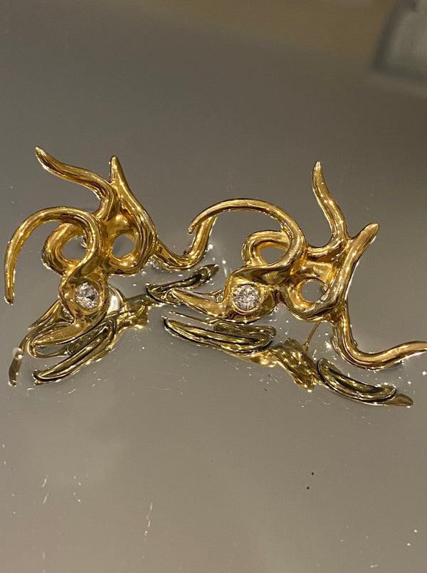 Gold Arachne Earring-Rosie Grace Ward-APOC STORE