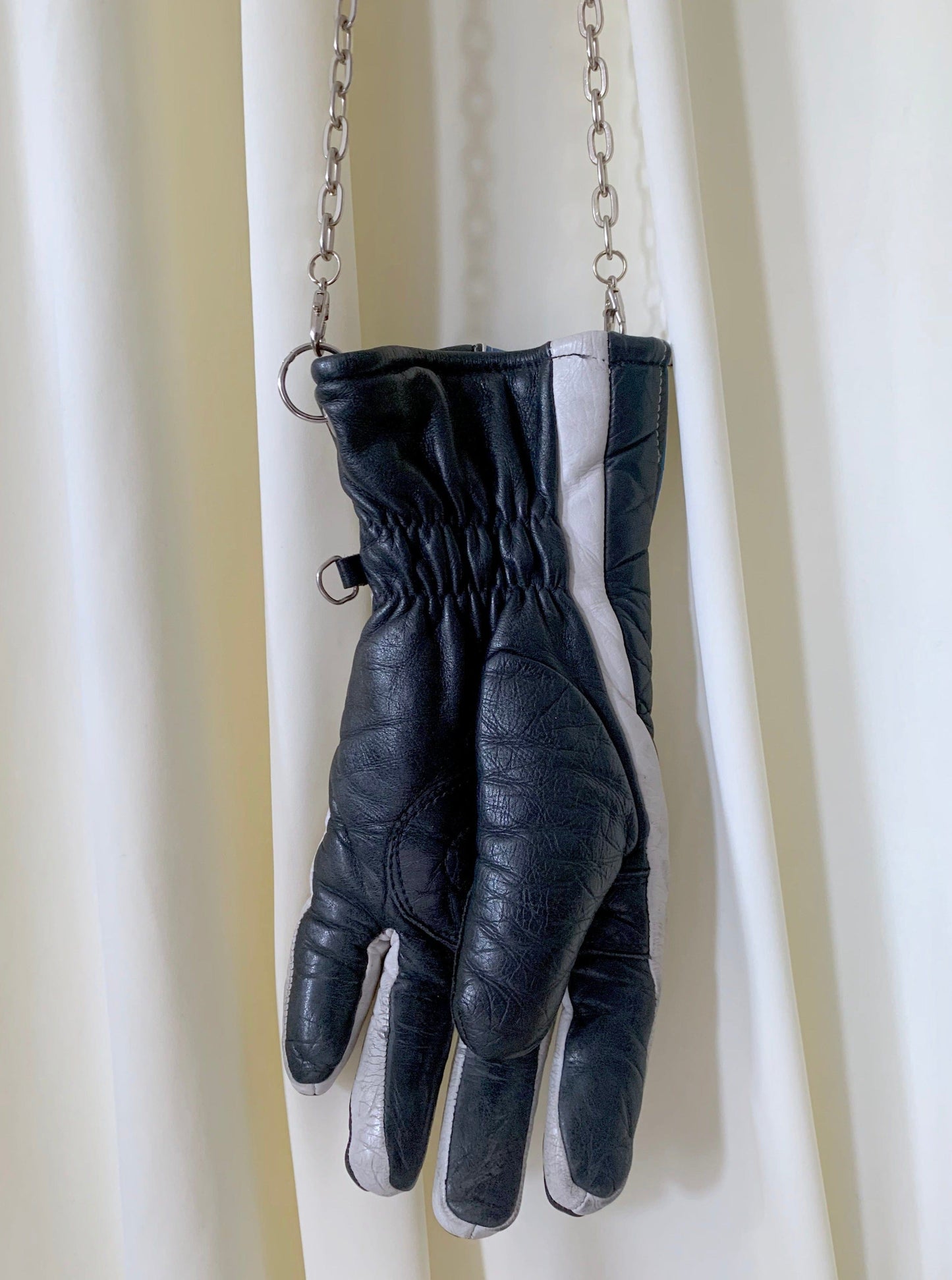 Blue and Black Long Chain Handbag-phlegm-APOC STORE