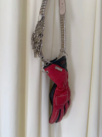 Red Silver Belt Handbag-phlegm-APOC STORE