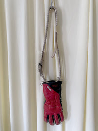 Red Silver Belt Handbag-phlegm-APOC STORE
