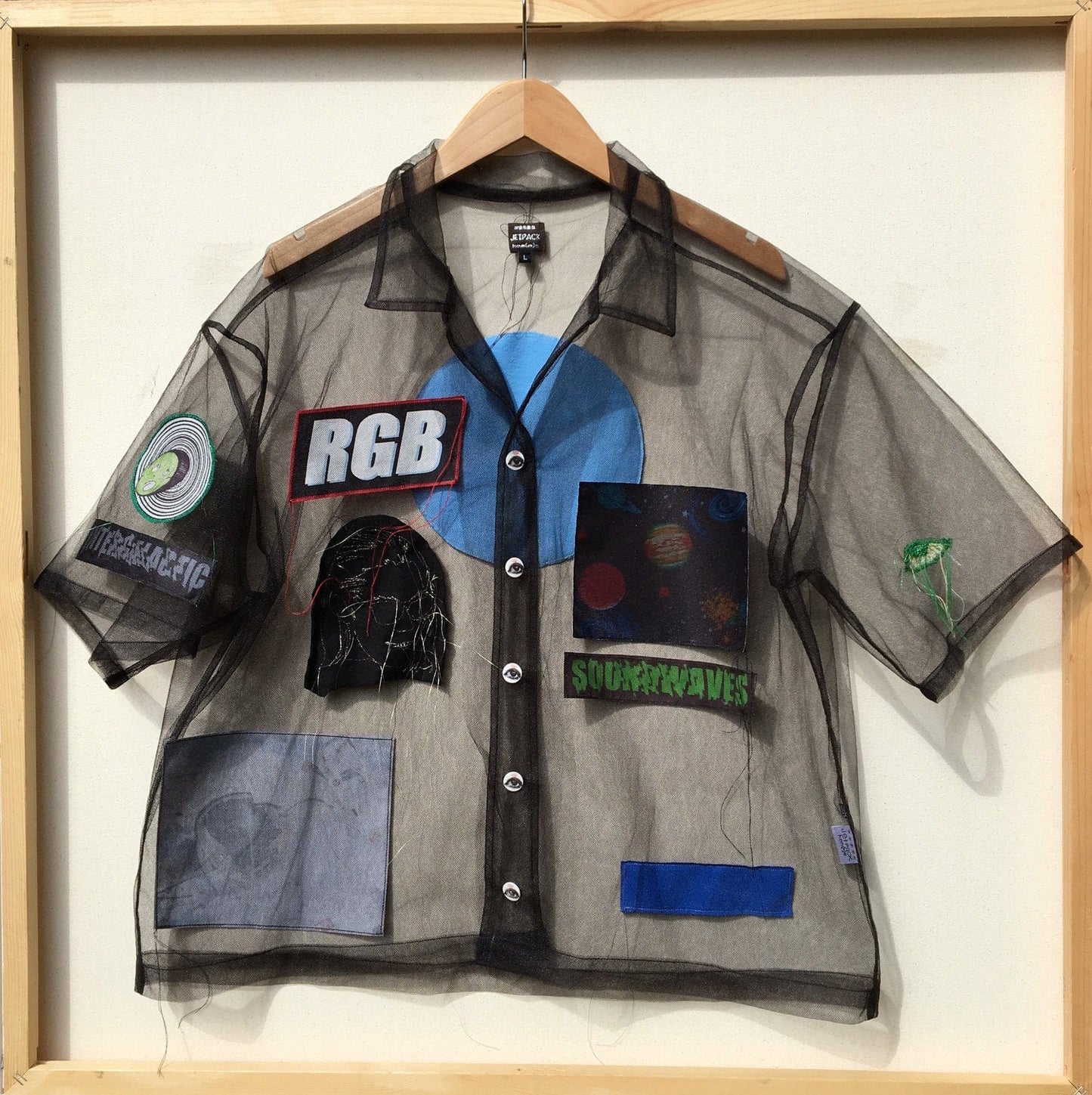 Tulle Collage Resort Shirt-Jetpack Hom(m)e-APOC STORE