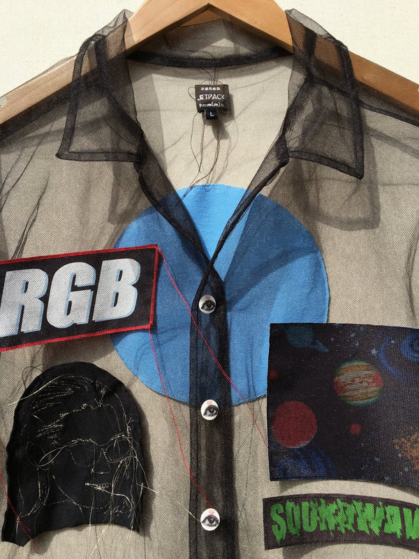 Tulle Collage Resort Shirt-Jetpack Hom(m)e-APOC STORE