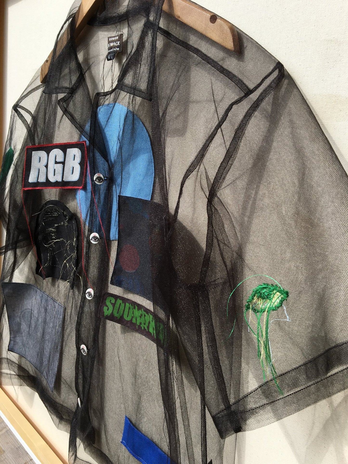 Tulle Collage Resort Shirt-Jetpack Hom(m)e-APOC STORE