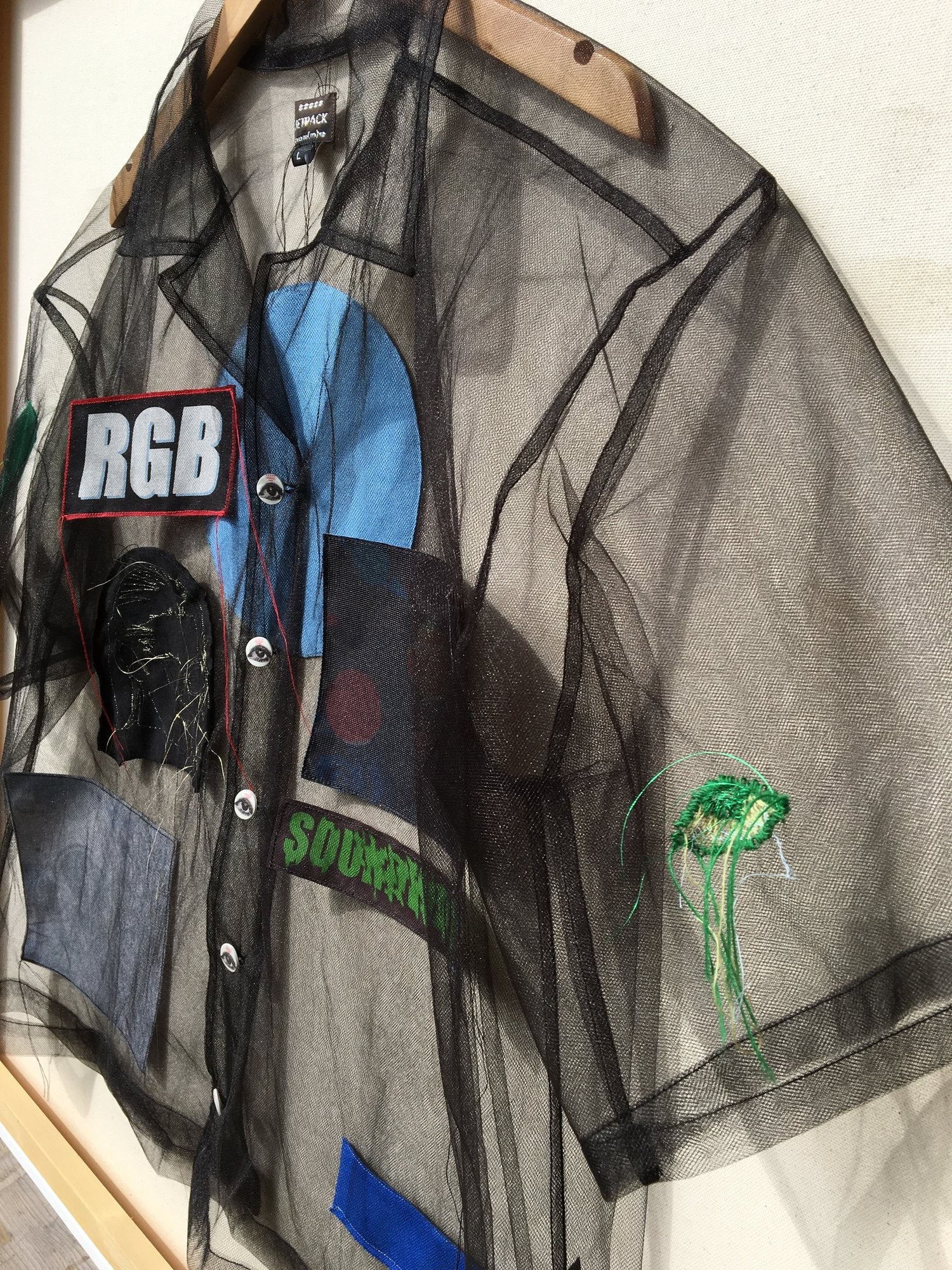 Tulle Collage Resort Shirt-Jetpack Hom(m)e-APOC STORE