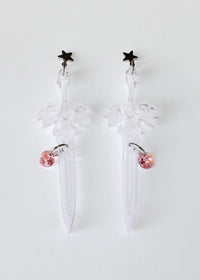 Pale Star Sword Earrings-Emma Pryde-APOC STORE