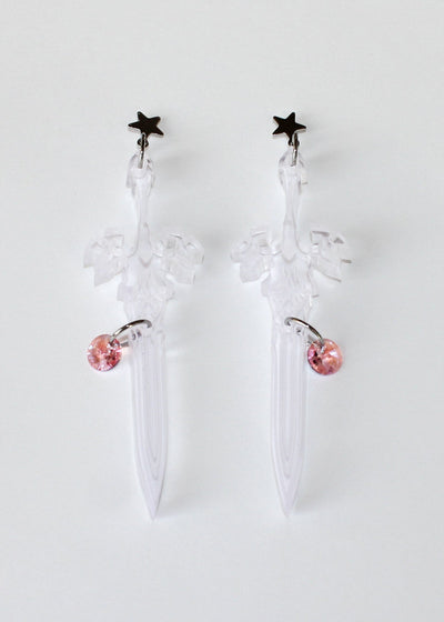 Pale Star Sword Earrings-Emma Pryde-APOC STORE