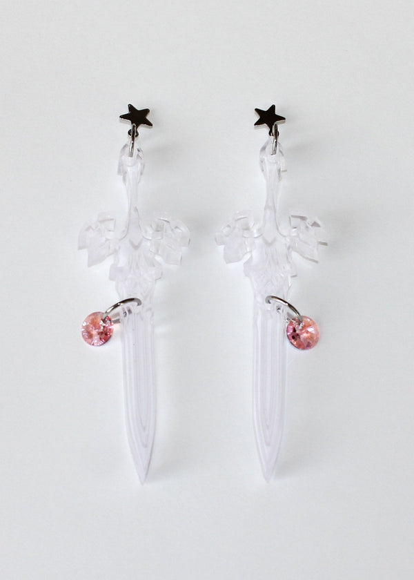 Pale Star Sword Earrings-Emma Pryde-APOC STORE