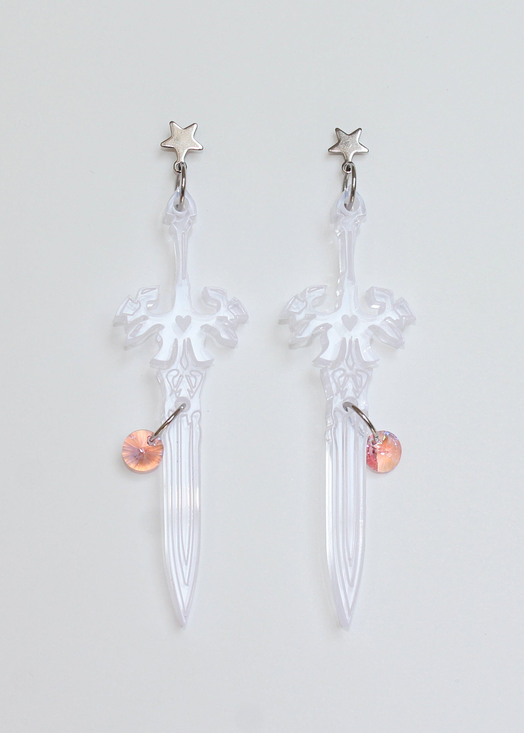 Pale Star Sword Earrings-Emma Pryde-APOC STORE