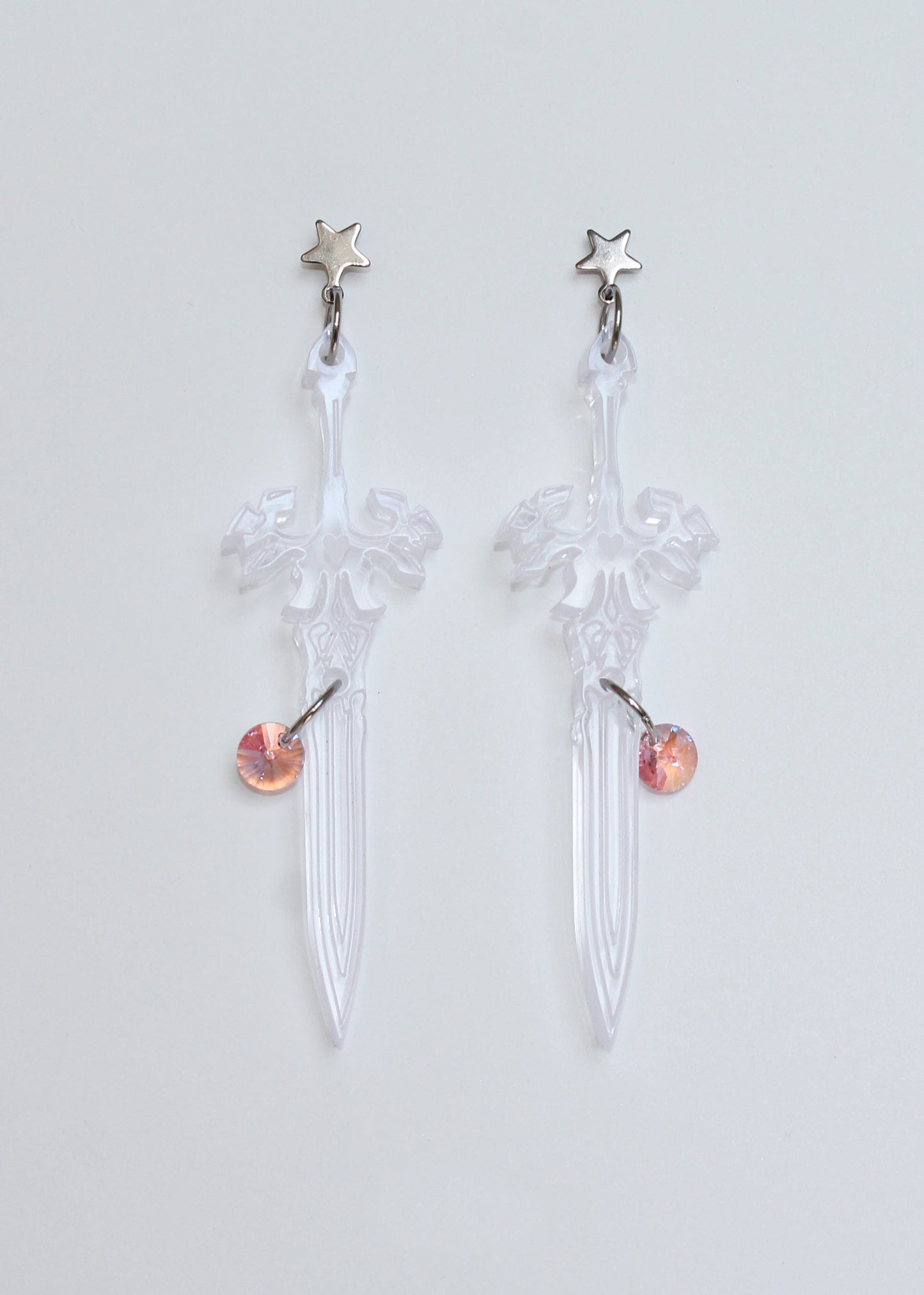 Pale Star Sword Earrings-Emma Pryde-APOC STORE