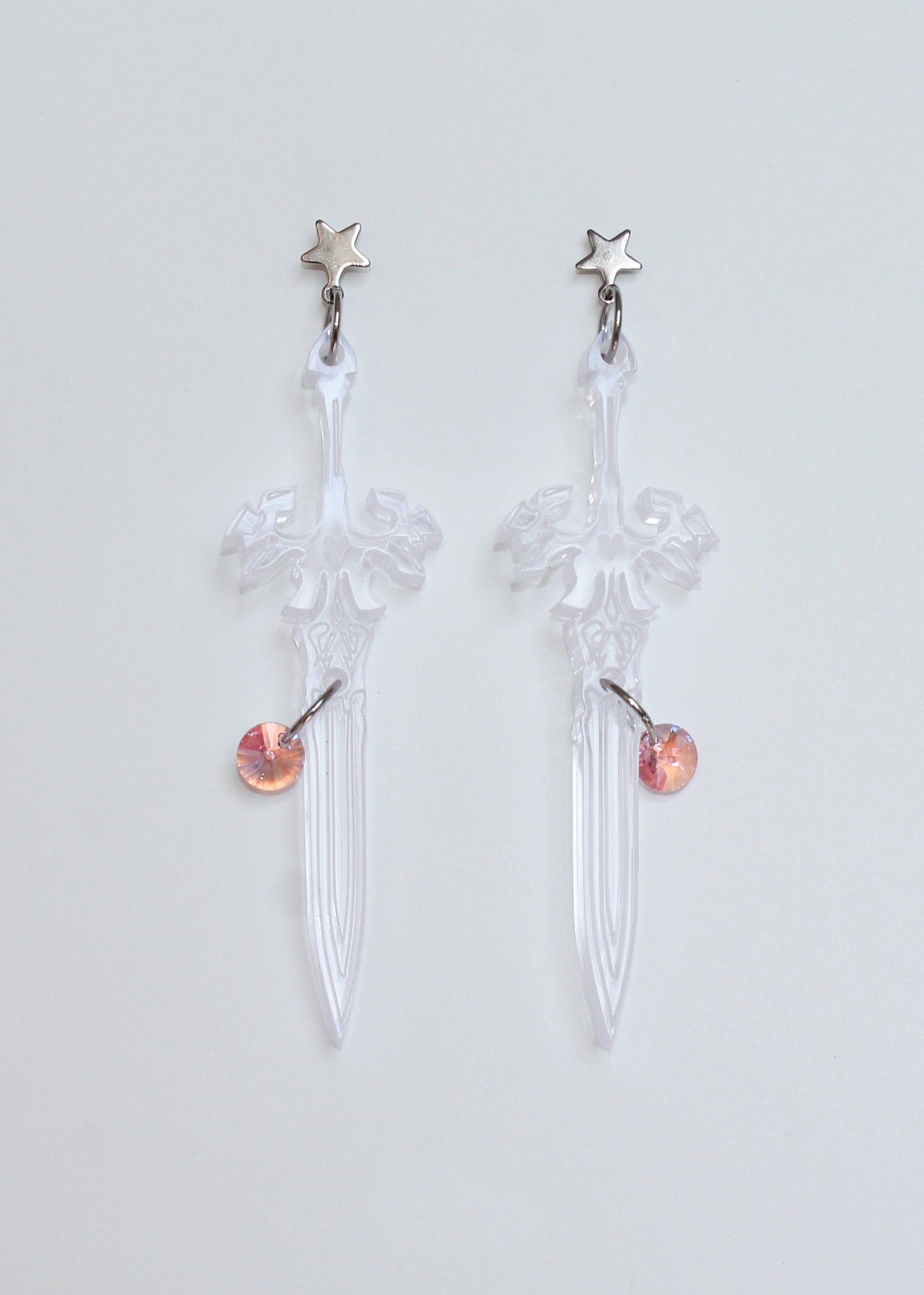 Pale Star Sword Earrings-Emma Pryde-APOC STORE