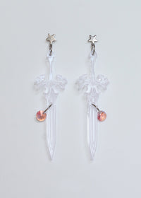 Pale Star Sword Earrings-Emma Pryde-APOC STORE