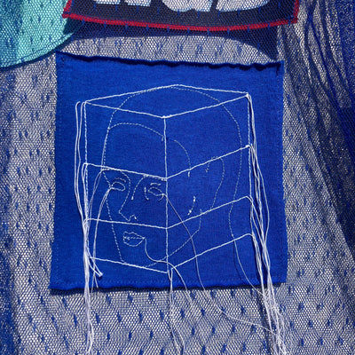 Blue Tulle Collage Shirt-Jetpack Hom(m)e-APOC STORE