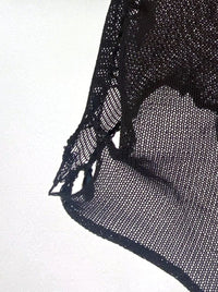 Knit Top Black/Brown-Lou de Bètoly-APOC STORE