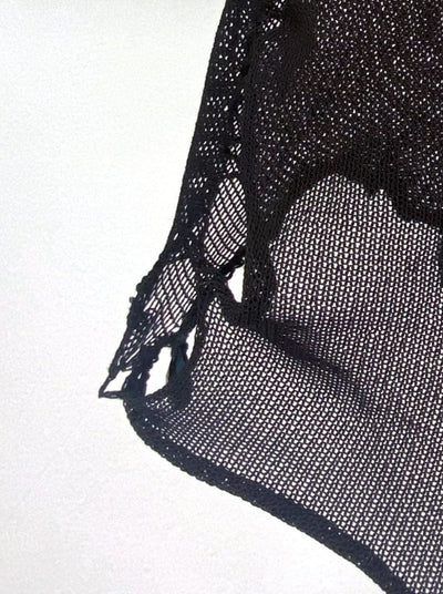 Knit Top Black/Brown-Lou de Bètoly-APOC STORE