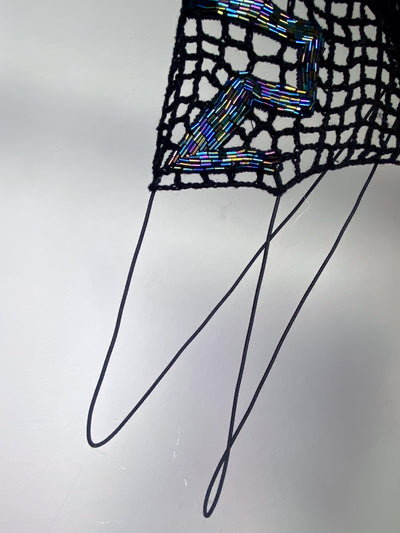 Embroidered Crochet Tetris Top-Lou de Bètoly-APOC STORE