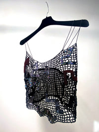 Embroidered Crochet Tetris Top-Lou de Bètoly-APOC STORE