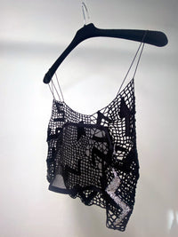 Embroidered Crochet Tetris Top-Lou de Bètoly-APOC STORE