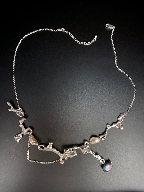 Fluid Erosion Necklace-Nadia Ridiandries-APOC STORE