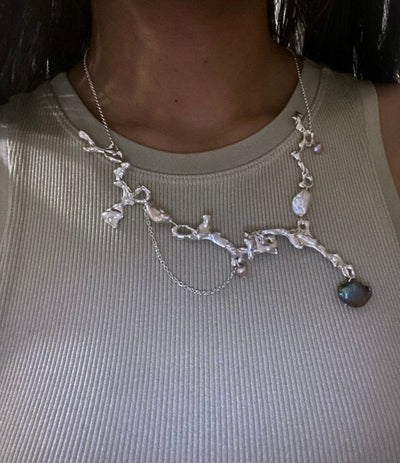 Fluid Erosion Necklace-Nadia Ridiandries-APOC STORE