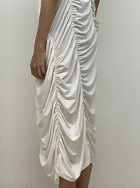 Off White Broken Chamwoe Dress-Sung Ju-APOC STORE