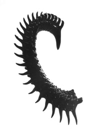 Black Spine Ear Columns-Agoston Balazs-APOC STORE