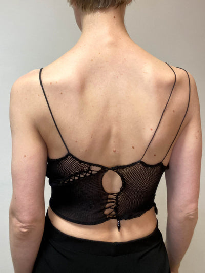 Knit Top Black/Brown-Lou de Bètoly-APOC STORE