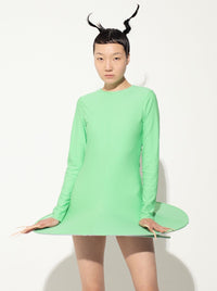 Basic Tight Top In Pistachio-Sun Woo-APOC STORE