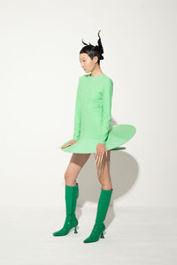 Basic Tight Top In Pistachio-Sun Woo-APOC STORE