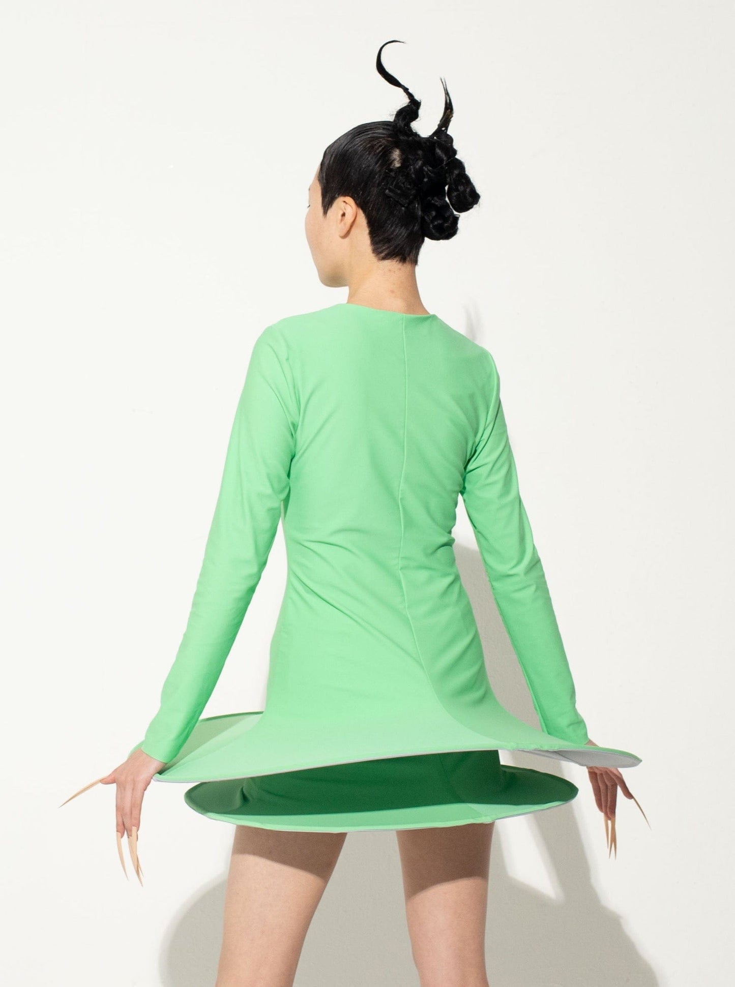 Basic Tight Top In Pistachio-Sun Woo-APOC STORE