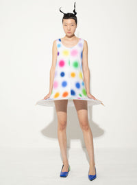 Multi Gradient Small Dot Printed Dress-Sun Woo-APOC STORE