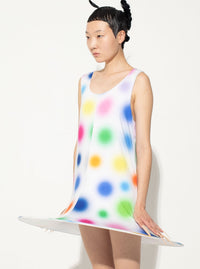 Multi Gradient Small Dot Printed Dress-Sun Woo-APOC STORE