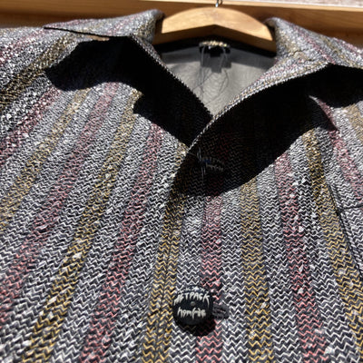 Crimped Cotton/Mesh Back Shirt-Jetpack Hom(m)e-APOC STORE