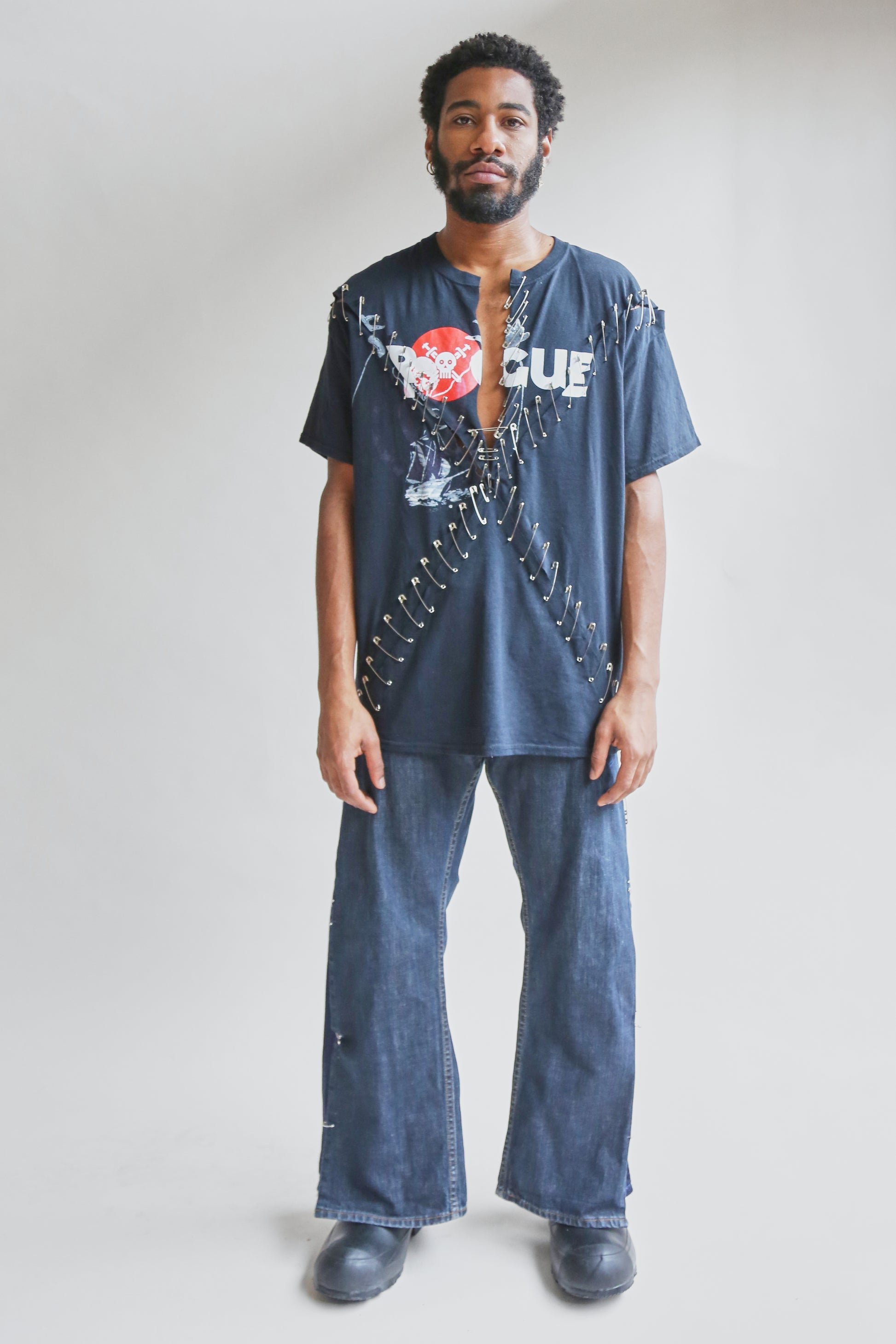 J A Side Slashed Jeans-Jawara Alleyne-APOC STORE