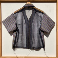 Crimped Cotton/Mesh Back Shirt-Jetpack Hom(m)e-APOC STORE