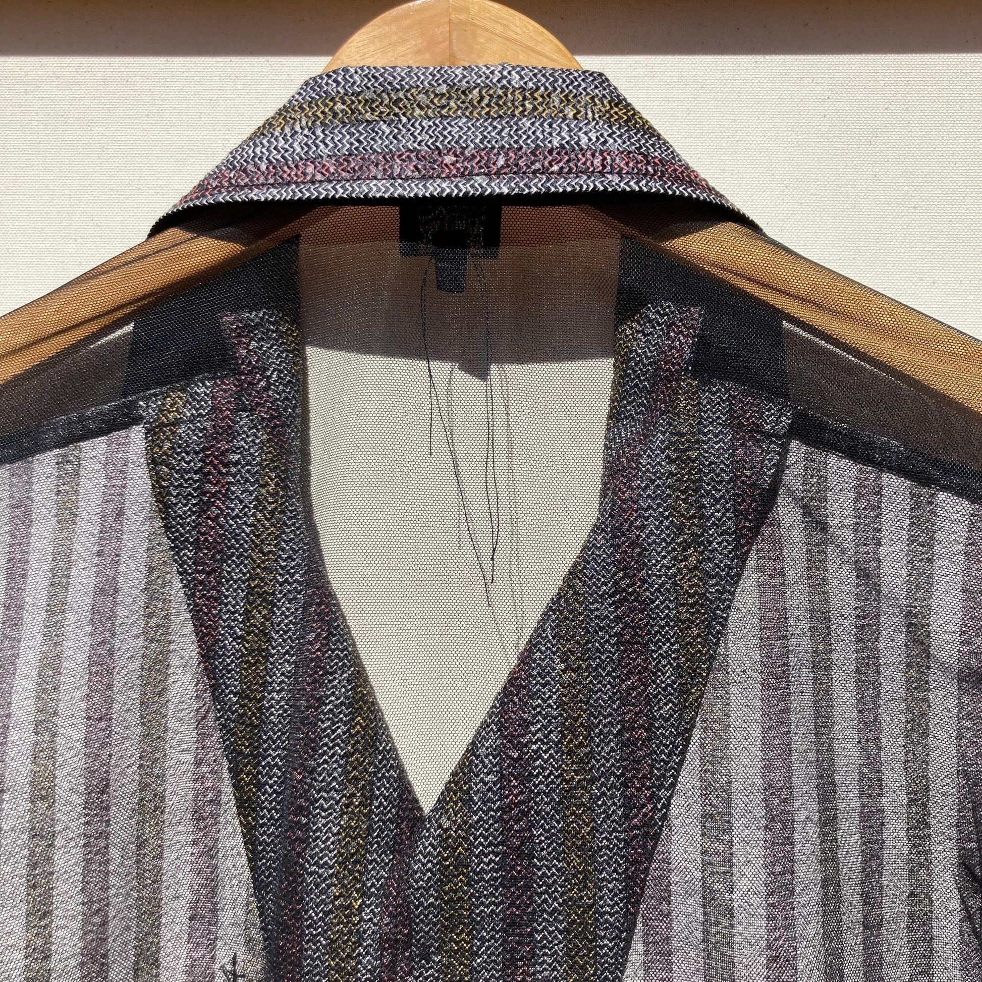 Crimped Cotton/Mesh Back Shirt-Jetpack Hom(m)e-APOC STORE