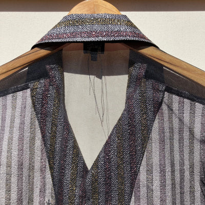 Crimped Cotton/Mesh Back Shirt-Jetpack Hom(m)e-APOC STORE