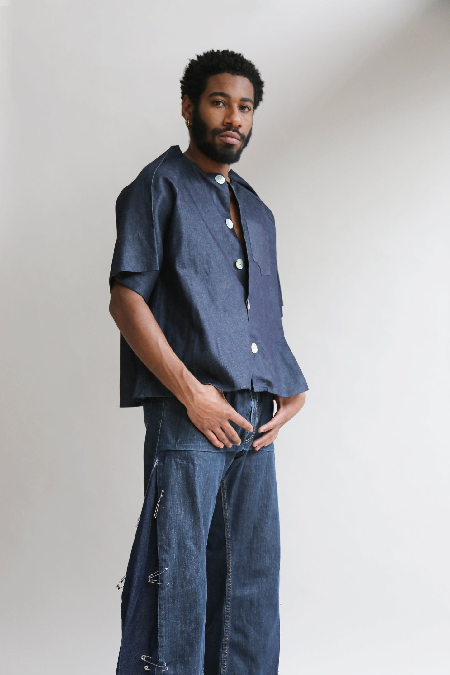 J A Side Slashed Jeans-Jawara Alleyne-APOC STORE