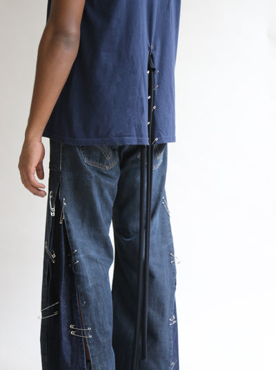 J A Side Slashed Jeans-Jawara Alleyne-APOC STORE