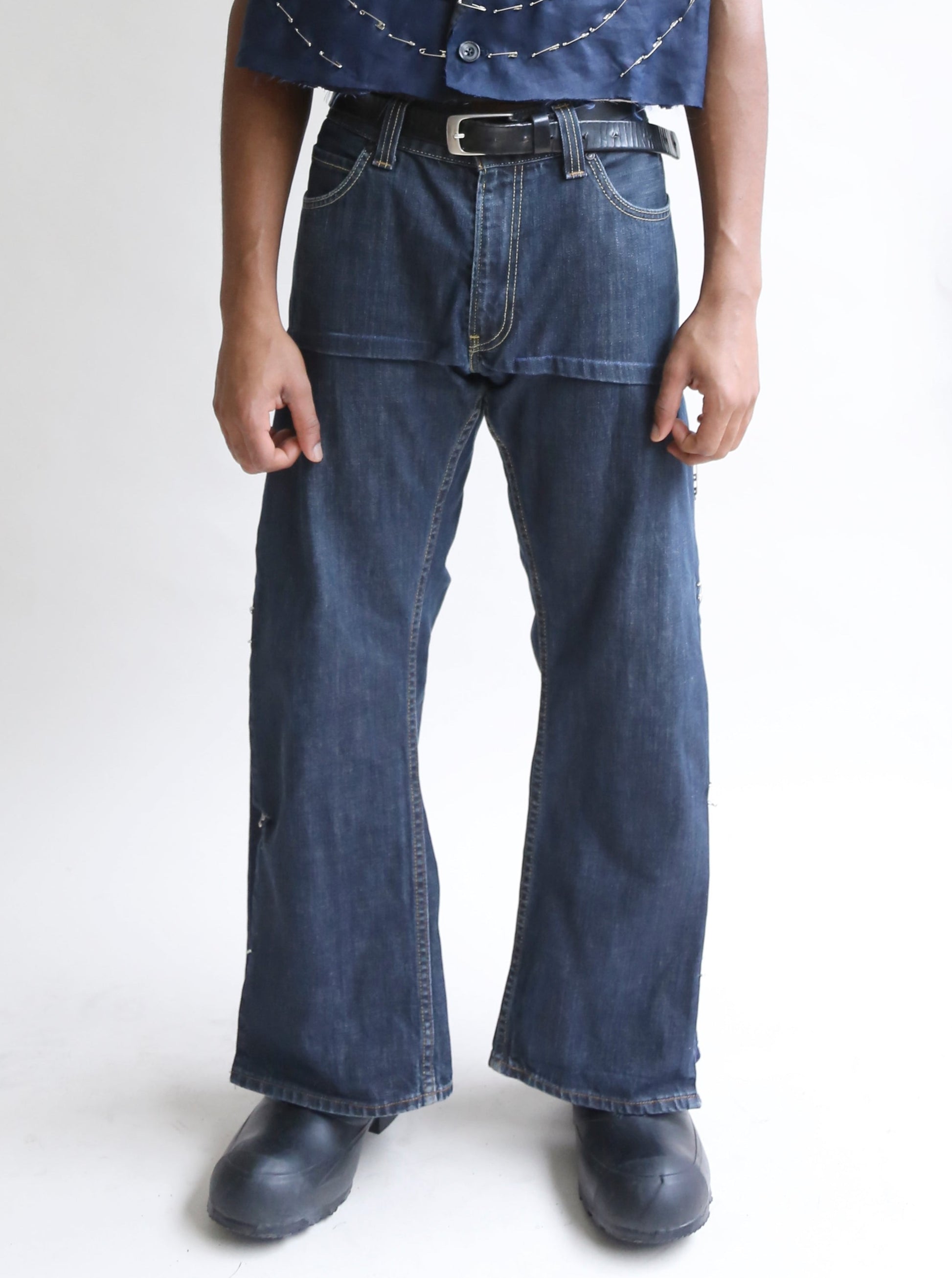 J A Side Slashed Jeans-Jawara Alleyne-APOC STORE