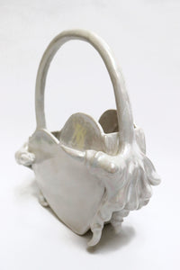 Iridescent white monstrous heart bag-Naomi Gilon-APOC STORE