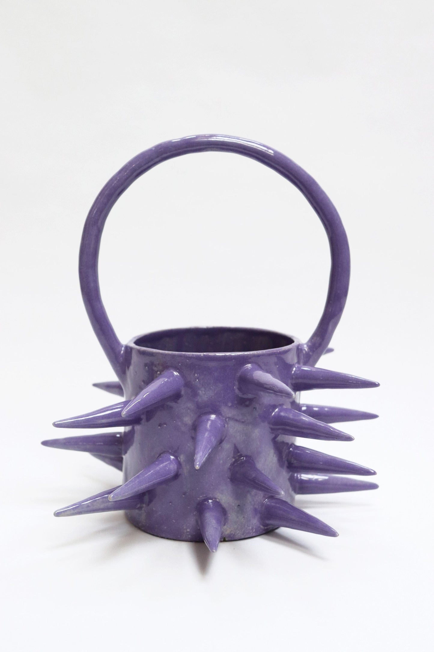 Purple Spike Basket Bag-Naomi Gilon-APOC STORE